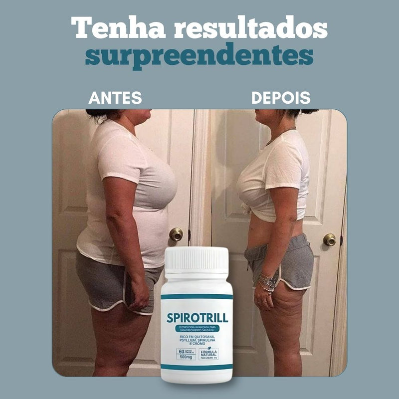 Spirotrill 60cp - Suplemento Natural - Promoção Exclusiva + Frete Grátis