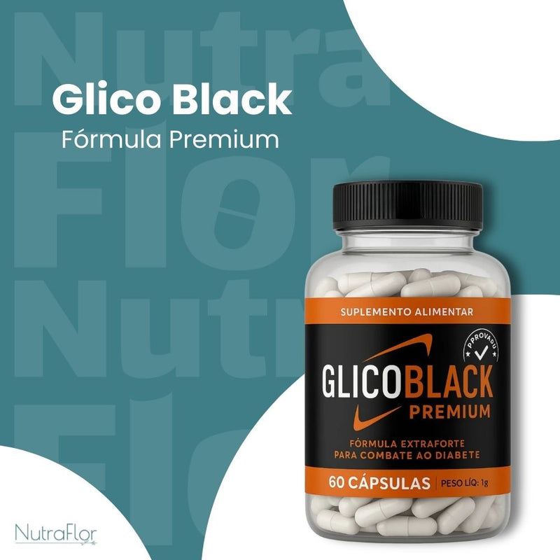 Glico Black Original 60cp - Suplemento Natural - Promoção Exclusiva + Frete Grátis