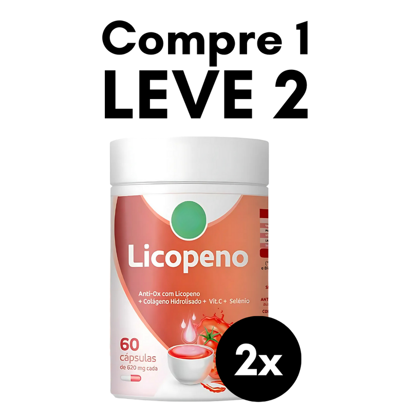Licopeno Original 60cp - Suplemento Natural! - Promoção Exclusiva + Frete Grátis