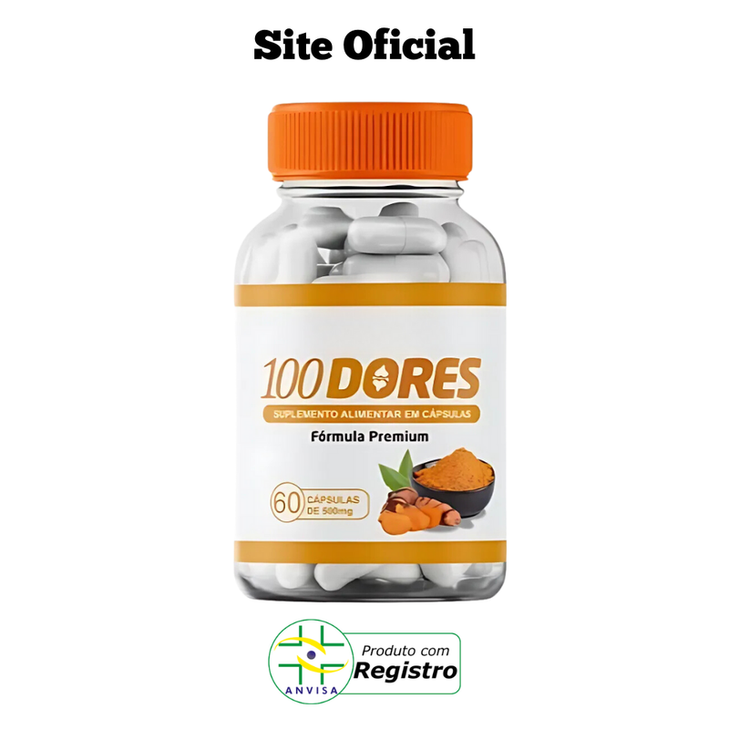100Dores Original 30cp - Suplemento Natural - Promoção Exclusiva + Frete Grátis