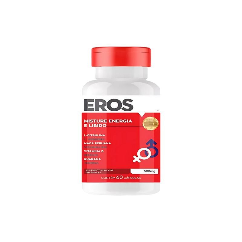 Eros Original 60cp - Suplemento Natural - Promoção Exclusiva + Frete Grátis