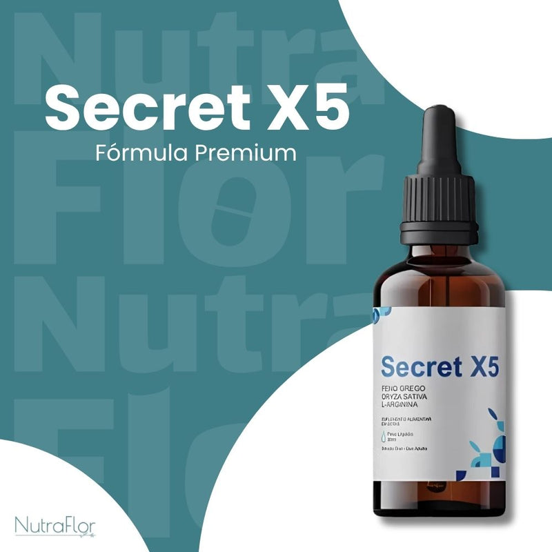 Secret X5 Original 30ml  - Suplemento Natural - Promoção Exclusiva + Frete Grátis