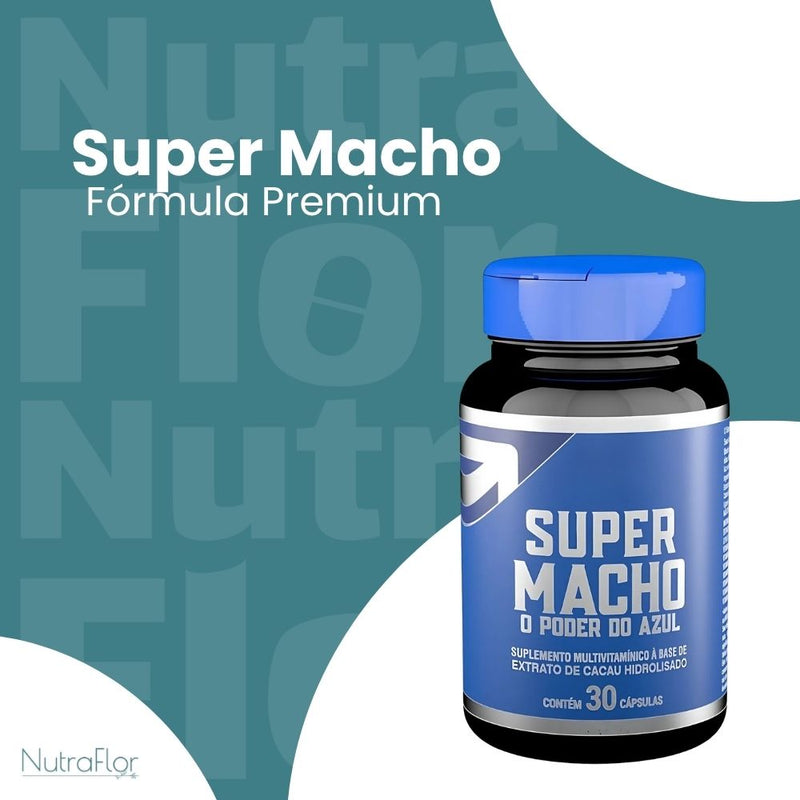 Super Macho Original 30cp - Suplemento Natural - Promoção Exclusiva + Frete Grátis