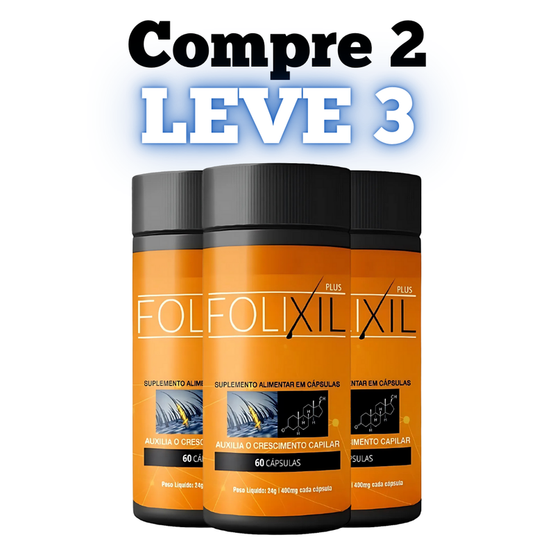 Folixil Original 60cp - Suplemento Natural - Promoção Exclusiva + Frete Grátis