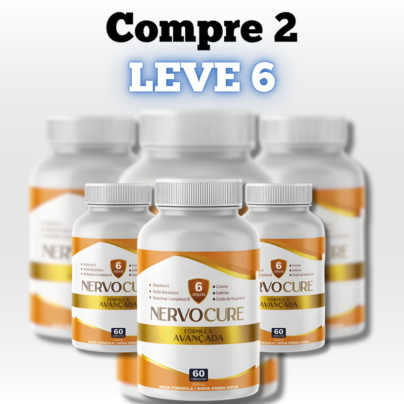 Nervocure Original 60cp - Suplemento Natural! - Promoção Exclusiva + Frete Grátis