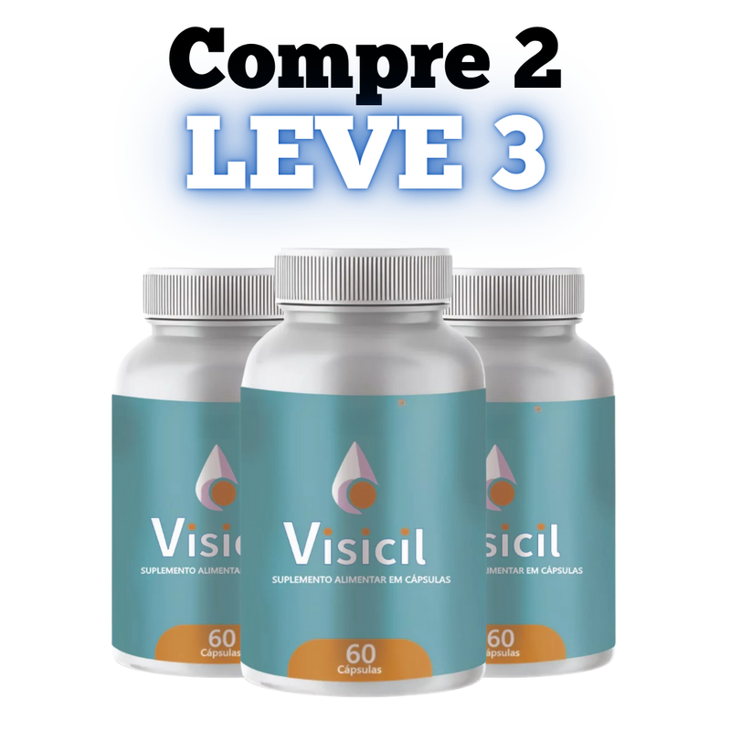 Visicil Original 60cp - Proteja Seus Olhos e Volte a Ver Com Clareza - Promoção Exclusiva + Frete Grátis