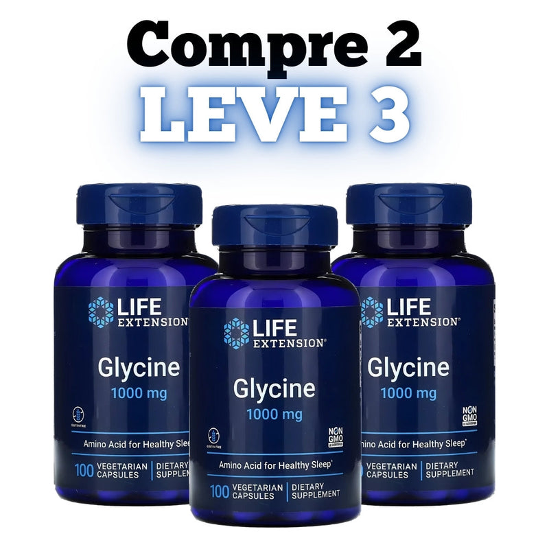 Glycine Original 100cp - Suplemento Natural - Promoção Exclusiva + Frete Grátis