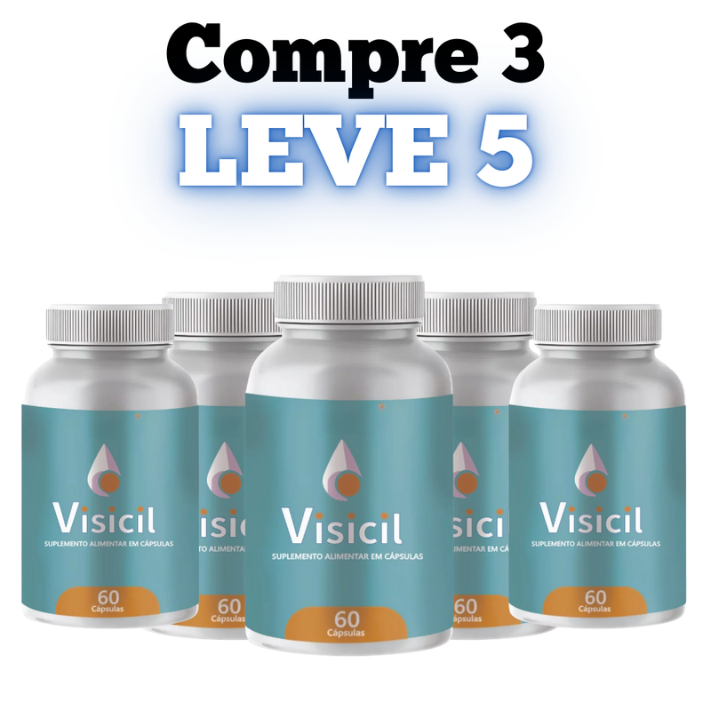 Visicil Original 60cp - Proteja Seus Olhos e Volte a Ver Com Clareza - Promoção Exclusiva + Frete Grátis