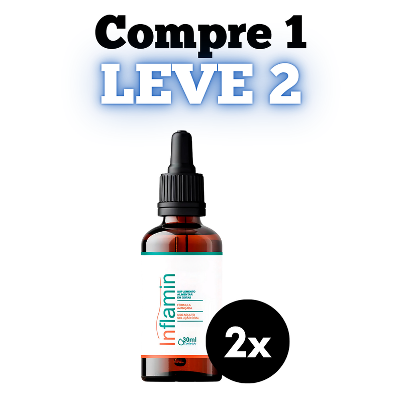 Inflamin Original 30ml - Suplemento Natural! - Promoção Exclusiva + Frete Grátis