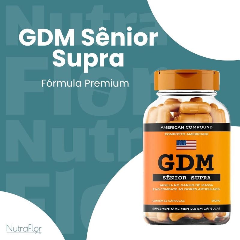 GDM Sênior Supra Original 60cp - Suplemento Natural - Promoção Exclusiva + Frete Grátis