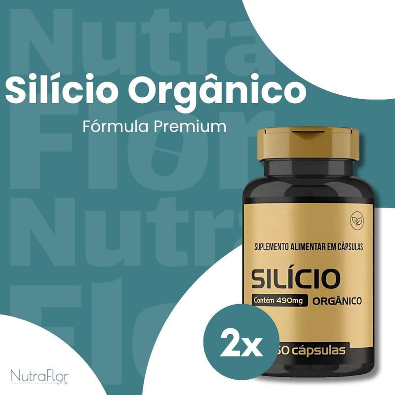 Silício Orgânico Original 60cp - Suplemento Natural - Promoção Exclusiva + Frete Grátis