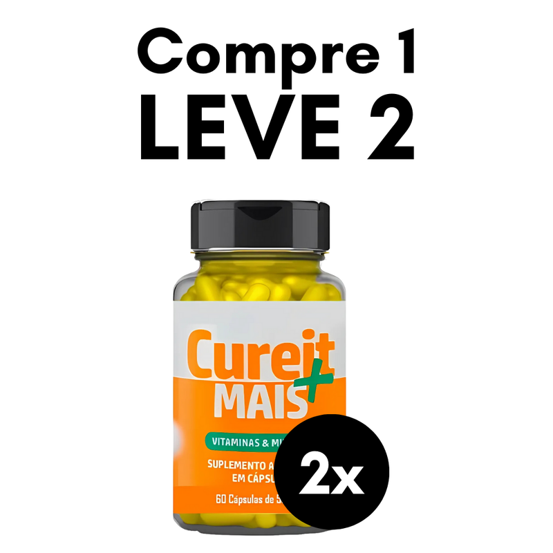 Cureit Mais Original 60cp - Suplemento Natural - Promoção Exclusiva + Frete Grátis