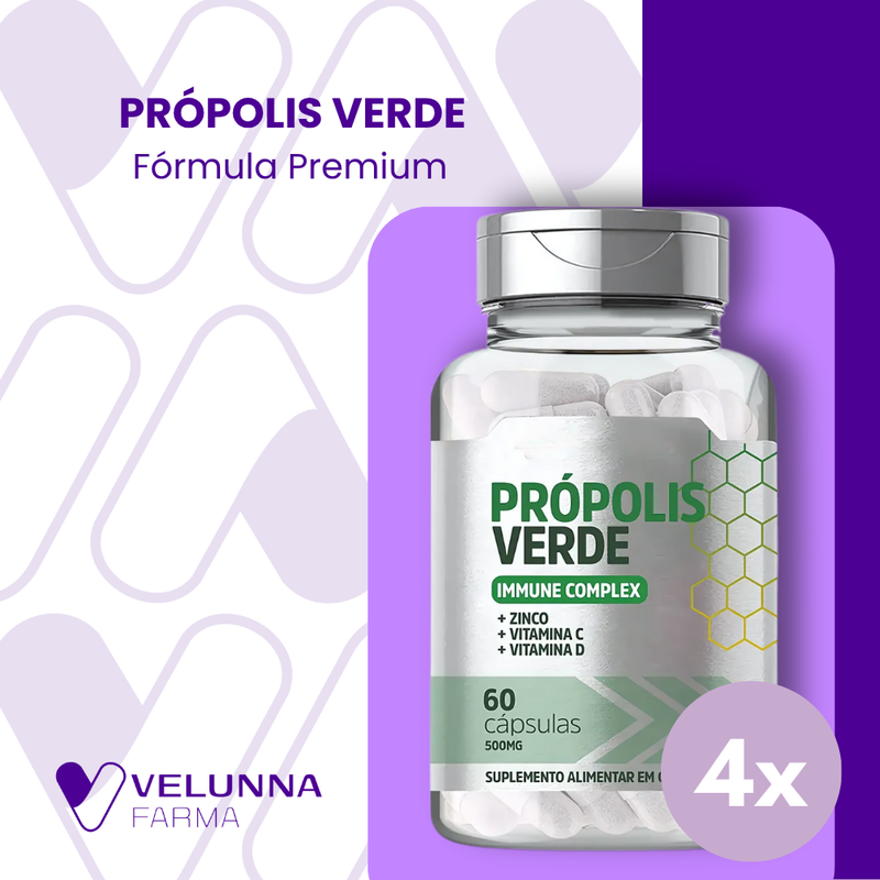 Própolis Verde Original 60cp - Suplemento Natural - Promoção Exclusiva + Frete Grátis