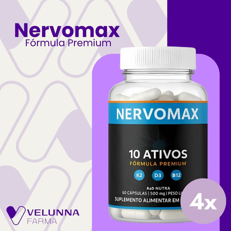 Nervomax Original 60cp - Suplemento Natural - Promoção Exclusiva + Frete Grátis