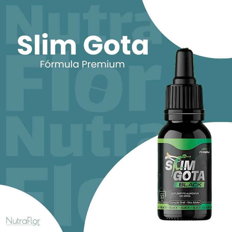 Slim Gota Black Original 30ml - Suplemento Natural - Promoção Exclusiva + Frete Grátis