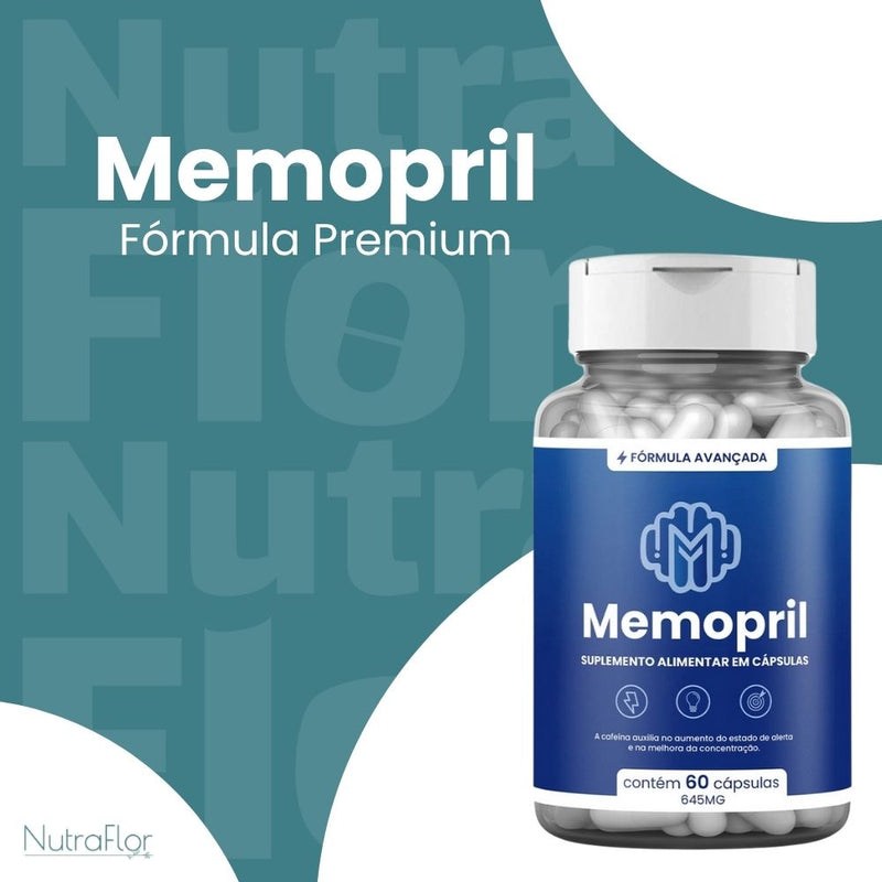 Memopril Original 60cp - Suplemento Natural - Promoção Exclusiva + Frete Grátis