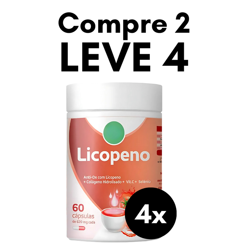 Licopeno Original 60cp - Suplemento Natural! - Promoção Exclusiva + Frete Grátis