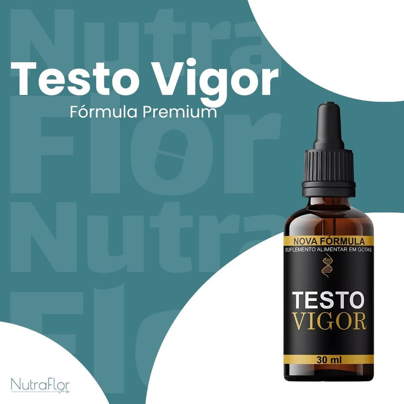 Testo Vigor Original 30ml - Suplemento Natural - Promoção Exclusiva + Frete Grátis