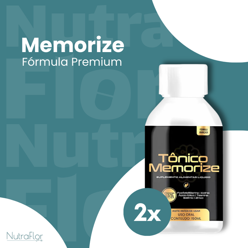 Tônico Memorize Original 150ml - Suplemento Natural - Promoção Exclusiva + Frete Grátis