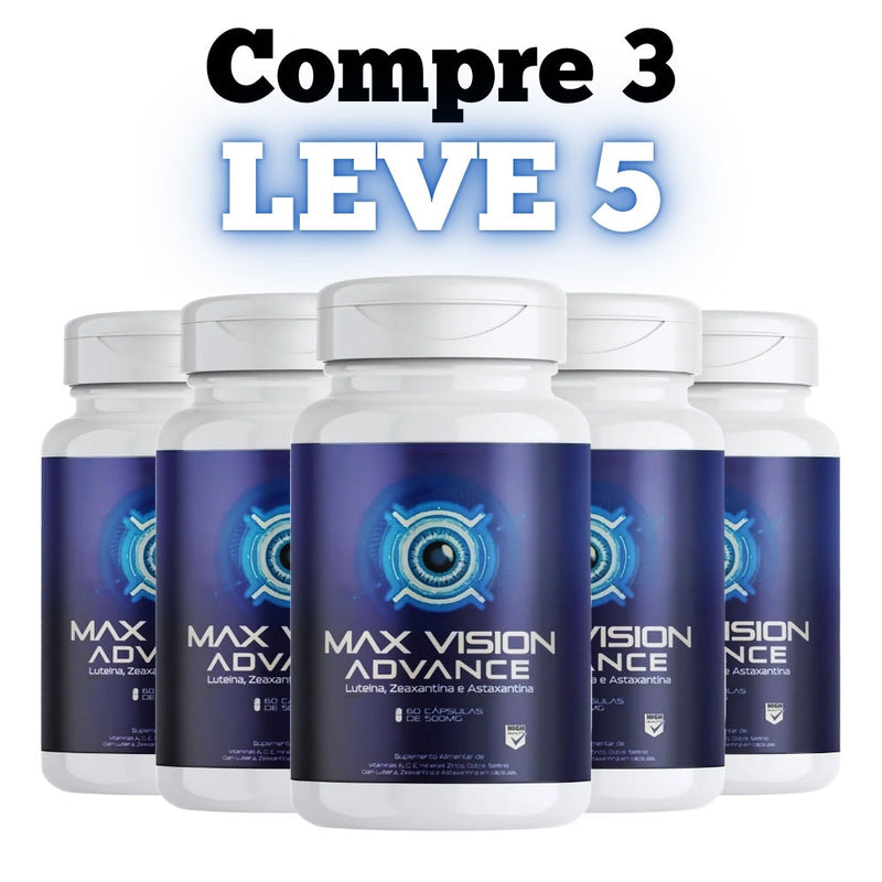 Max Vision Advance Original 60cp - Proteja Seus Olhos e Volte a Ver Com Clareza - Promoção Exclusiva + Frete Grátis