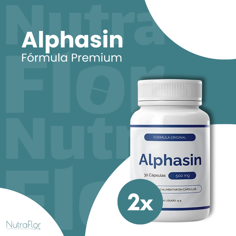 Alphasin Original 30cp - Suplemento Natural - Promoção Exclusiva + Frete Grátis