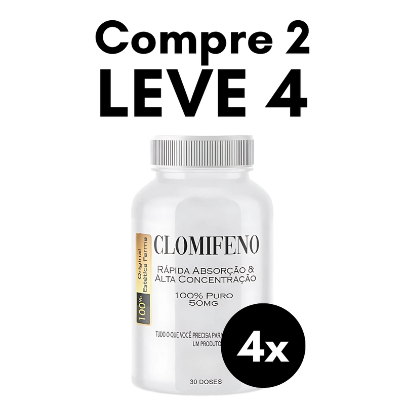 Clomifeno Original 30cp - Suplemento Natural! - Promoção Exclusiva + Frete Grátis