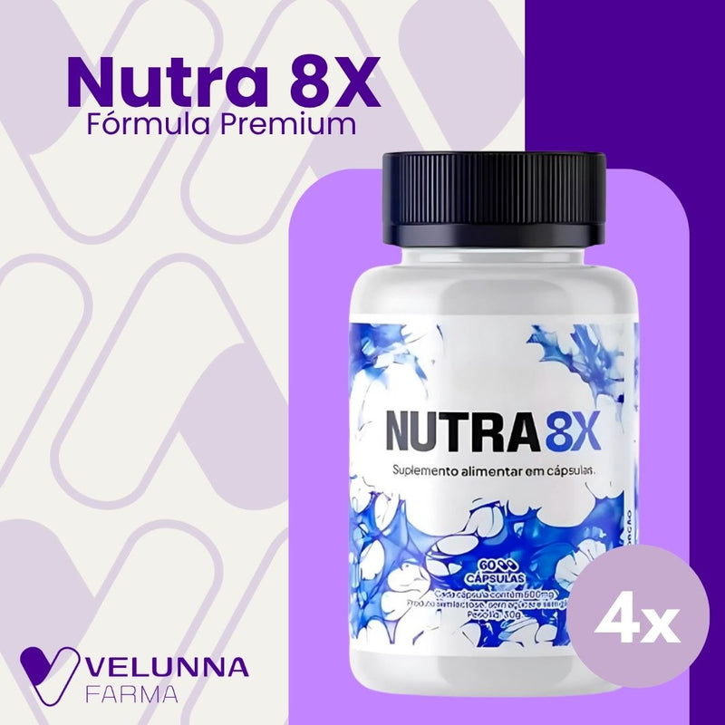 Nutra 8X Original 60cp - Suplemento Natural - Promoção Exclusiva + Frete Grátis
