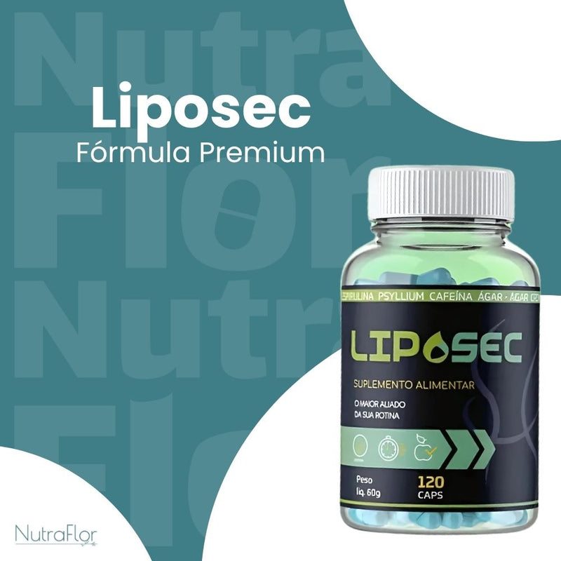 Liposec Original 120cp - Suplemento Natural - Promoção Exclusiva + Frete Grátis