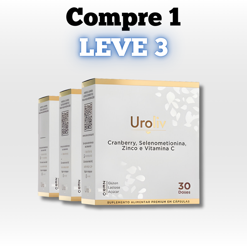 Uroliv Original 30cp - Liberdade e Conforto Para a Sua Saúde Urinária! - Promoção Exclusiva + Frete Grátis