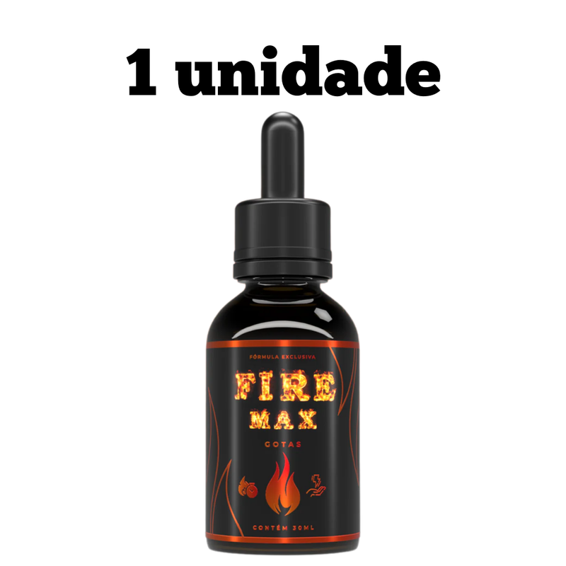 Fire Max Original 30ml - Suplemento Natural! - Promoção Oficial com Frete Grátis