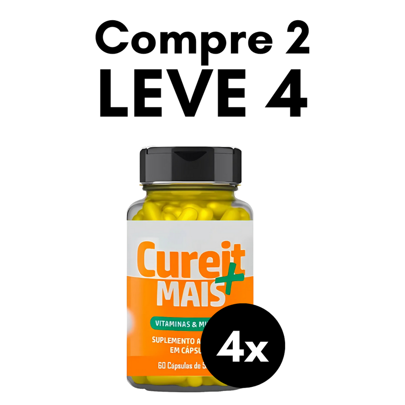 Cureit Mais Original 60cp - Suplemento Natural - Promoção Exclusiva + Frete Grátis