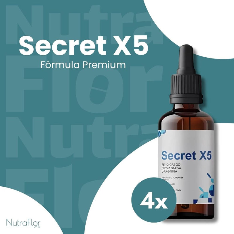 Secret X5 Original 30ml  - Suplemento Natural - Promoção Exclusiva + Frete Grátis