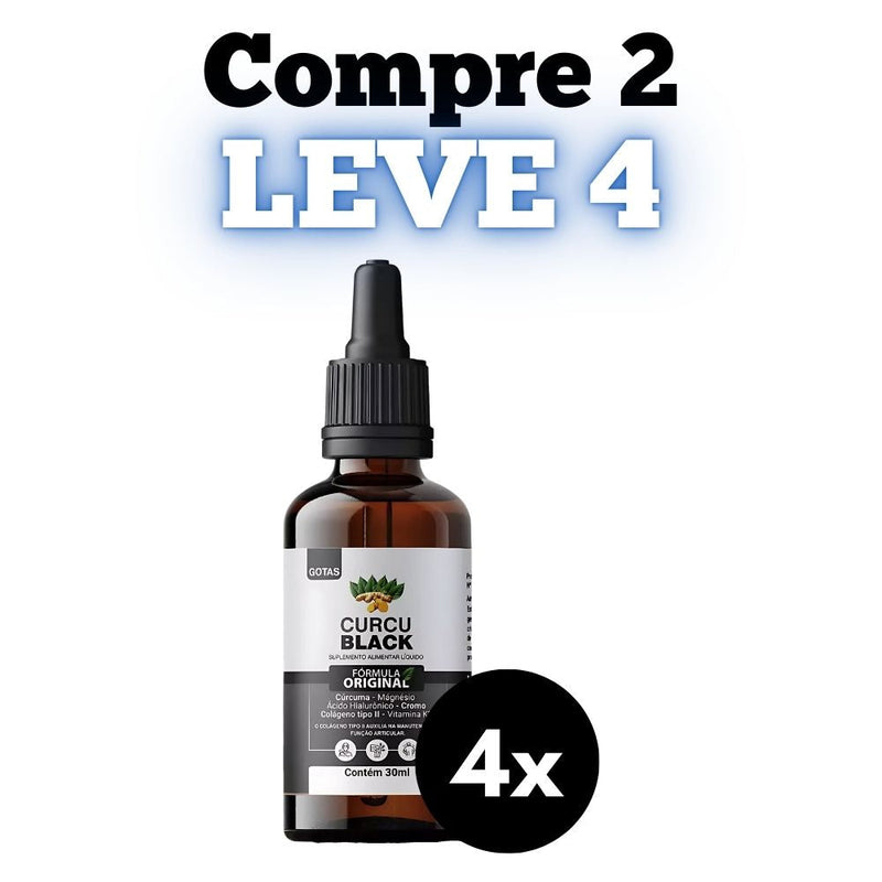 Curcu Black Original 30ml - Suplemento Natural - Promoção Exclusiva + Frete Grátis