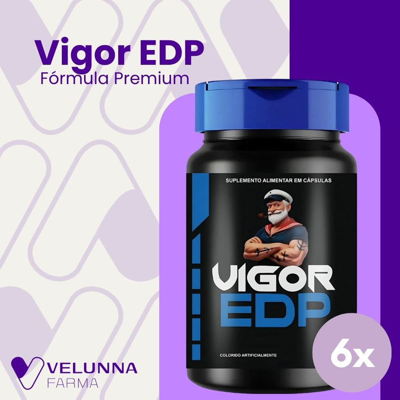 Vigor EDP Original 60cp - Suplemento Natural - Promoção Exclusiva + Frete Grátis