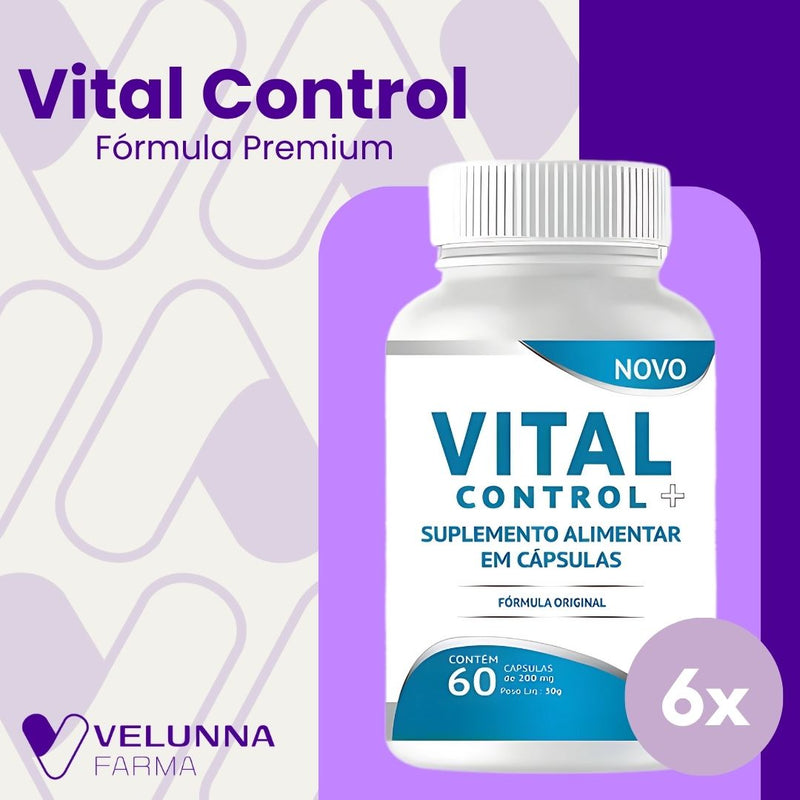 Vital Control Original 60cp - Suplemento Natural - Promoção Exclusiva + Frete Grátis