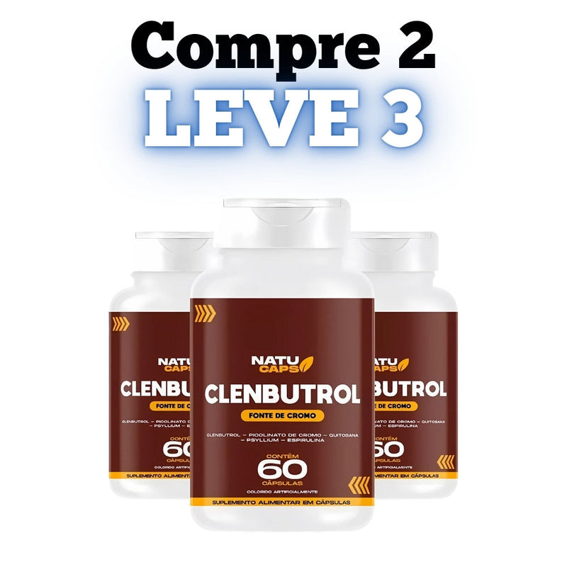 Clenbutrol Original 60cp - O Alívio Que Sua Respiração Precisa - Promoção Exclusiva + Frete Grátis