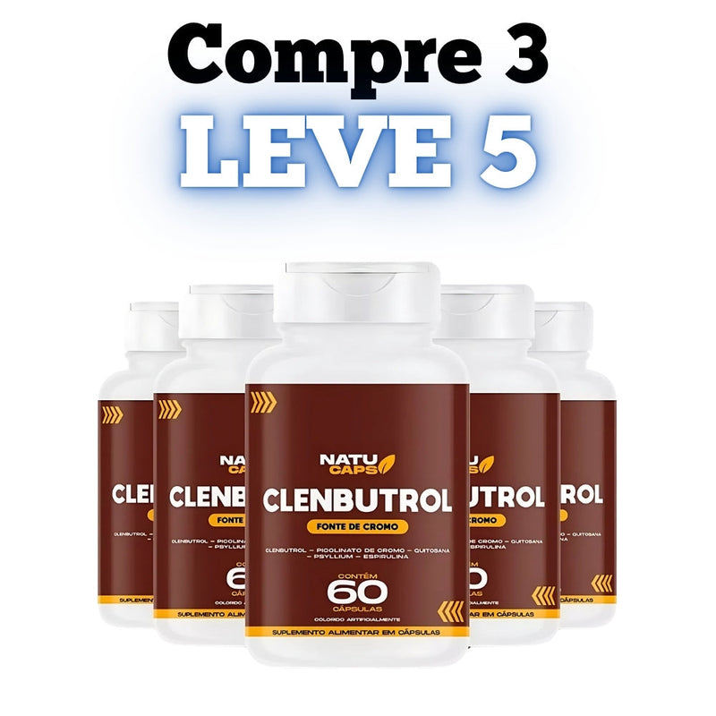 Clenbutrol Original 60cp - O Alívio Que Sua Respiração Precisa - Promoção Exclusiva + Frete Grátis