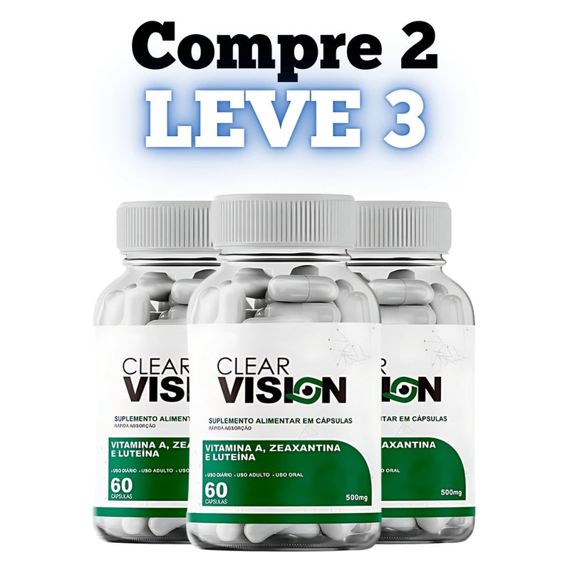 Clear Vision Original 60cp - Suplemento Natural! - Promoção Exclusiva + Frete Grátis