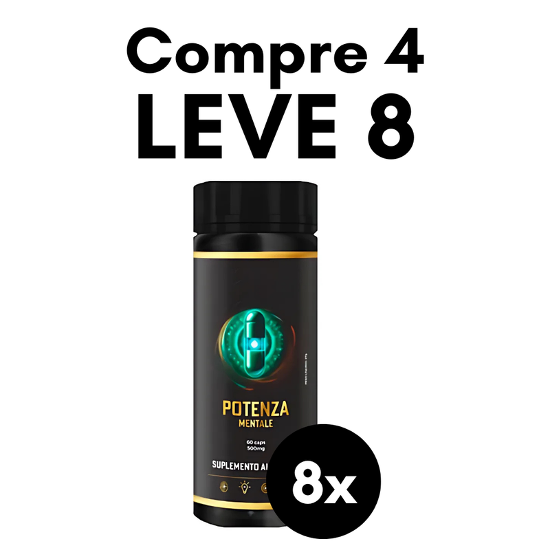 Potenza Mentale Original 60cp - Suplemento Natural - Promoção Exclusiva + Frete Grátis