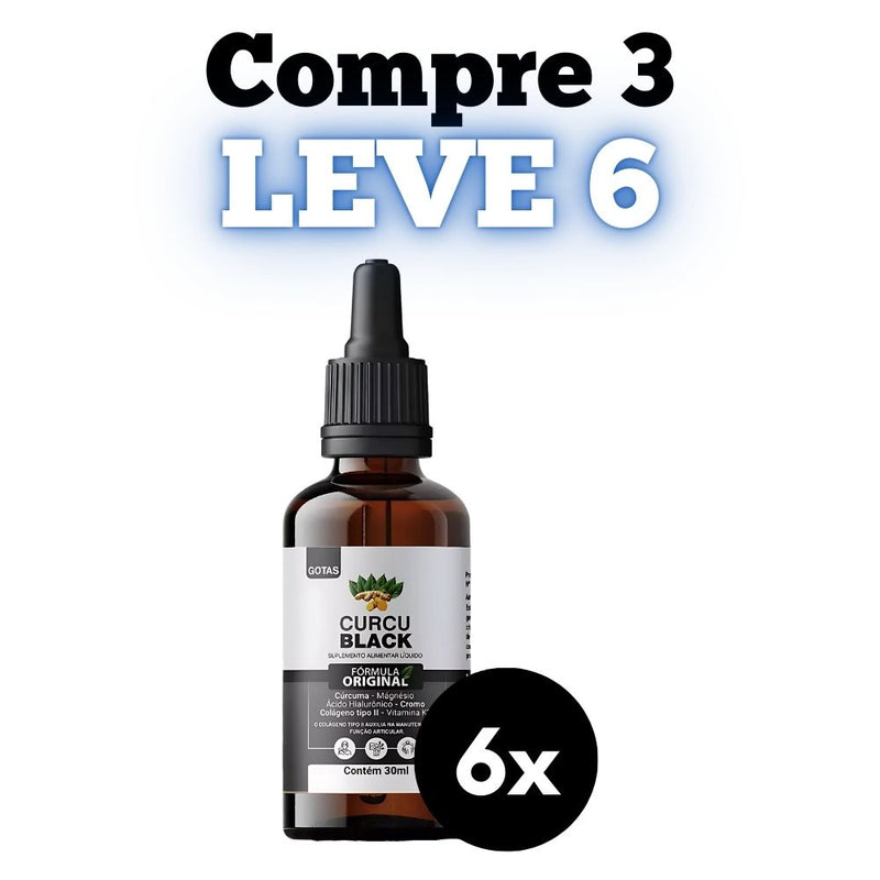 Curcu Black Original 30ml - Suplemento Natural - Promoção Exclusiva + Frete Grátis