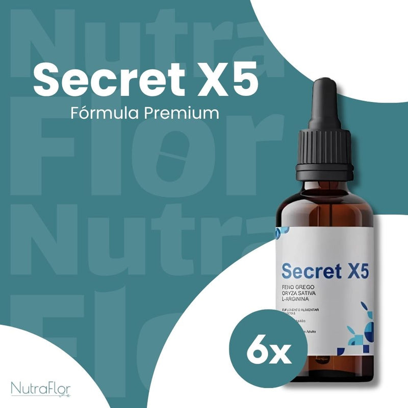 Secret X5 Original 30ml  - Suplemento Natural - Promoção Exclusiva + Frete Grátis
