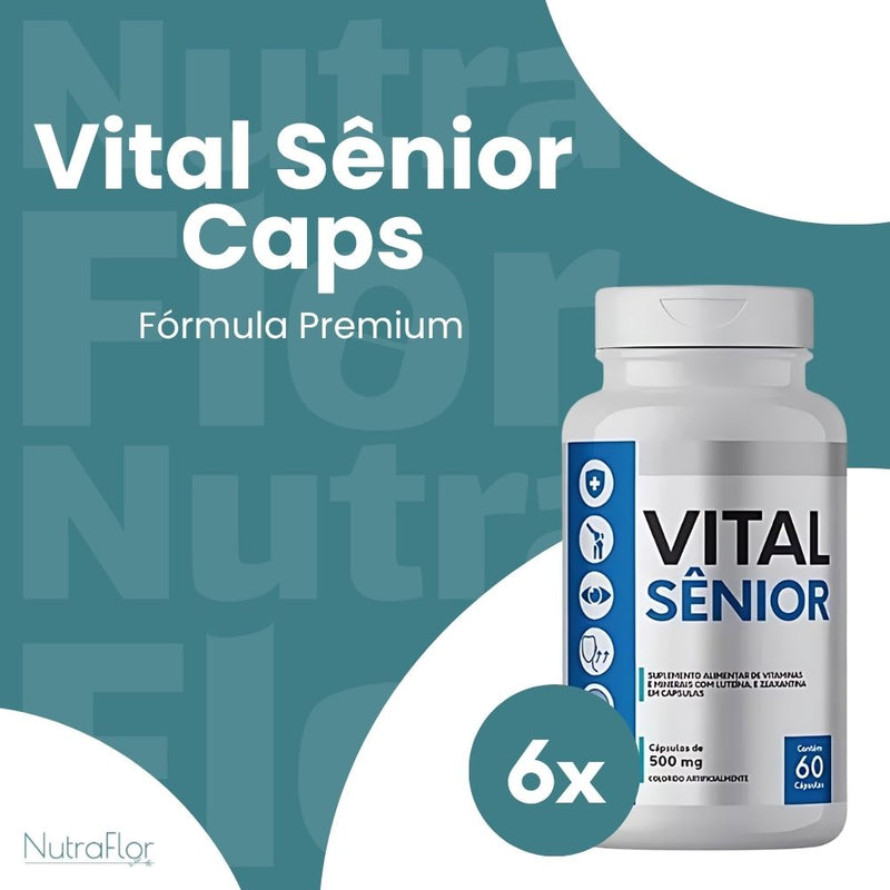 Vital Sênior Caps Original 60cp - Suplemento Natural! - Promoção Exclusiva + Frete Grátis