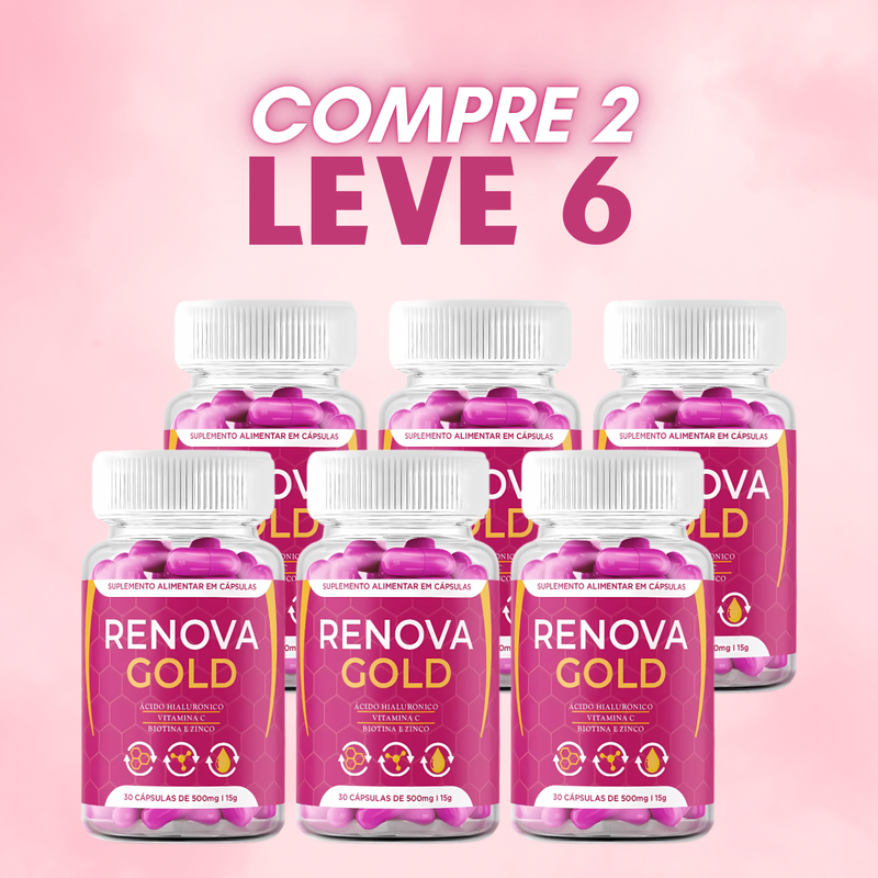 Renova Gold Original 30cp + BRINDE! - Suplemento Natural  - Promoção Exclusiva + Frete Grátis