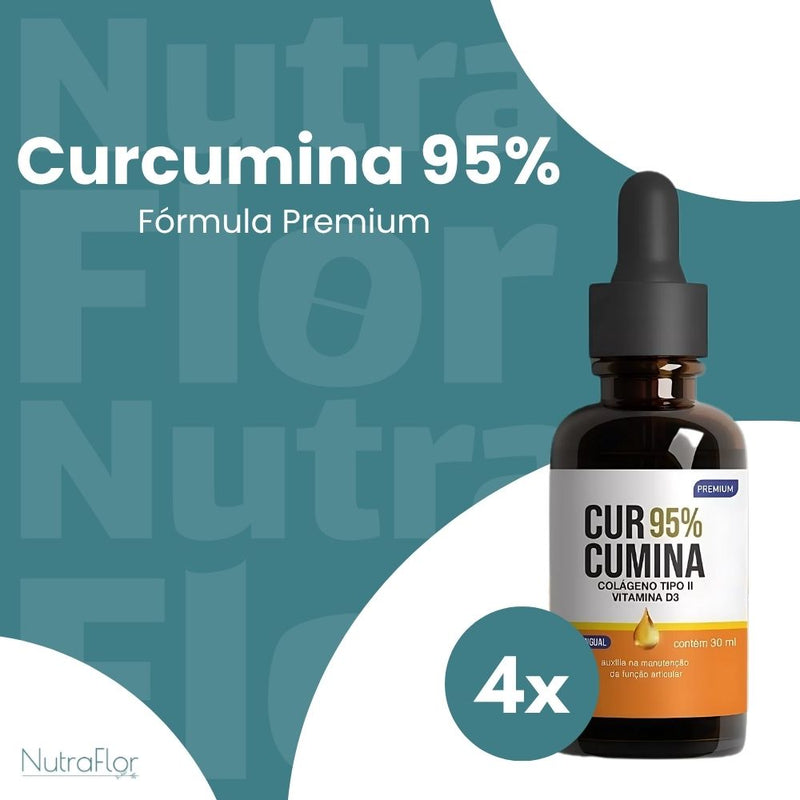 Curcumina 95% Original 30ml - Suplemento Natural - Promoção Exclusiva + Frete Grátis