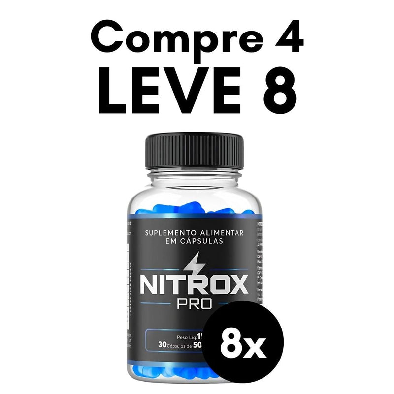 Nitrox PRO Original 60cp - Suplemento Natural - Promoção Exclusiva + Frete Grátis