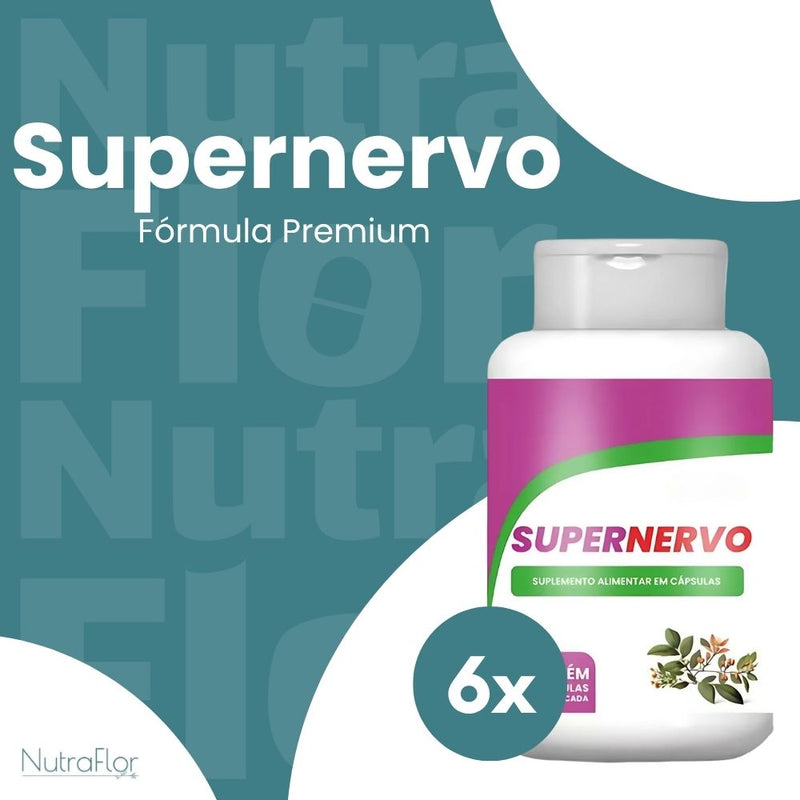 SuperNervo Original 60cp - Suplemento Natural - Promoção Exclusiva + Frete Grátis