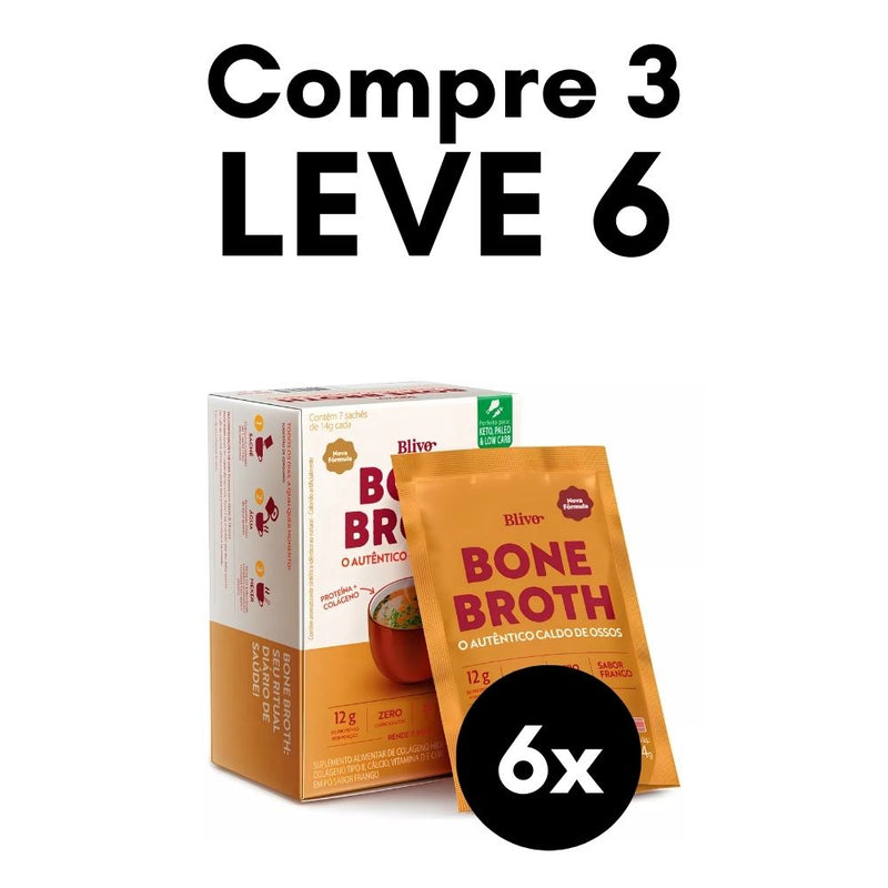 Bone Broth Original - 7 sachês 98g - Promoção Exclusiva + Frete Grátis