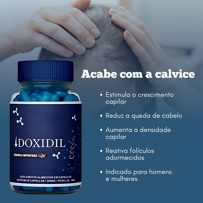 Doxidil Original 60cp - Fim da Calvice - Promoção Exclusiva + Frete Grátis