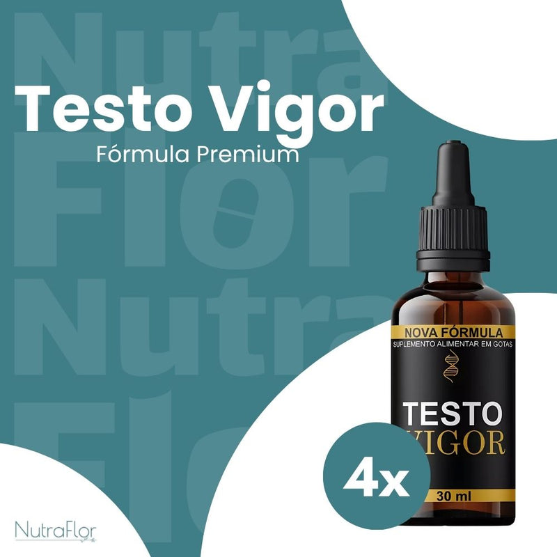 Testo Vigor Original 30ml - Suplemento Natural - Promoção Exclusiva + Frete Grátis