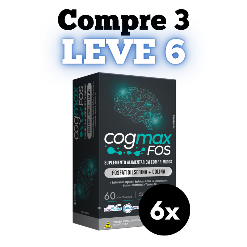 Cogmax FOS Original 60cp - Suplemento Natural - Promoção Exclusiva + Frete Grátis